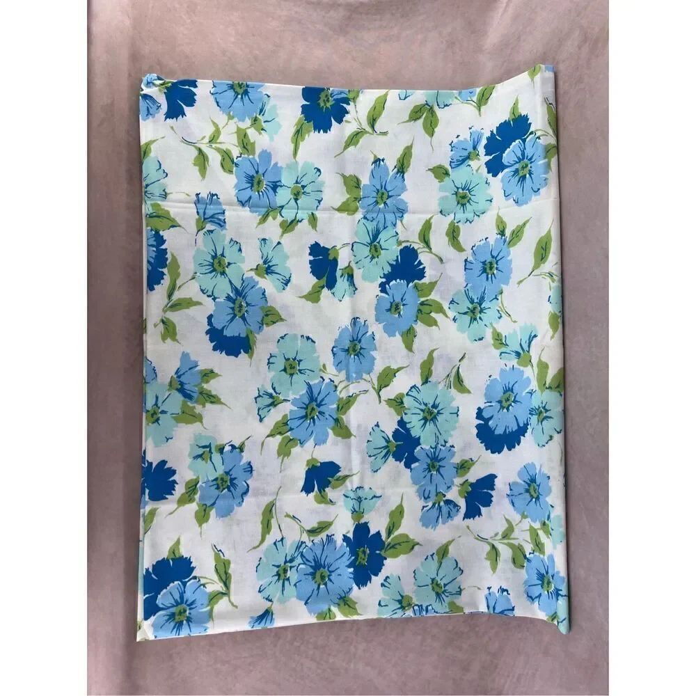 Vintage Flower Power Pillowcase Mod 1970s